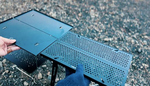キャンプツーリングに最適な軽量テーブル｜TOKYO CRAFTS「コサイドテーブル」× ZENCAMPS「AIR-2 Table」【比較レビュー】